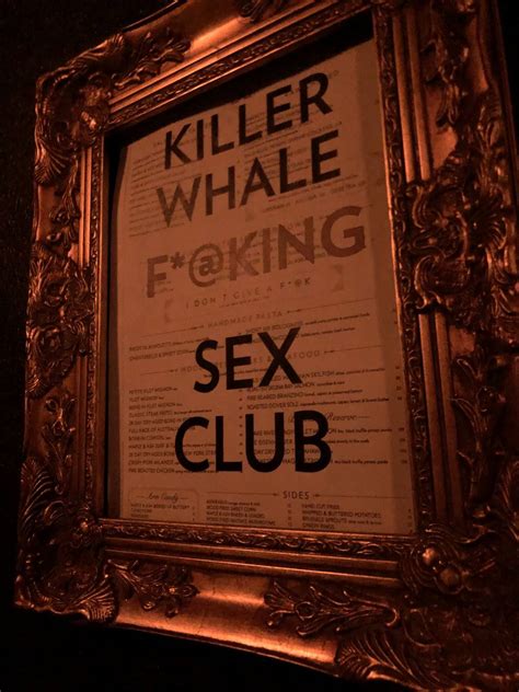 killer whale sex club menu|Killer Whale Sex Club in Phoenix